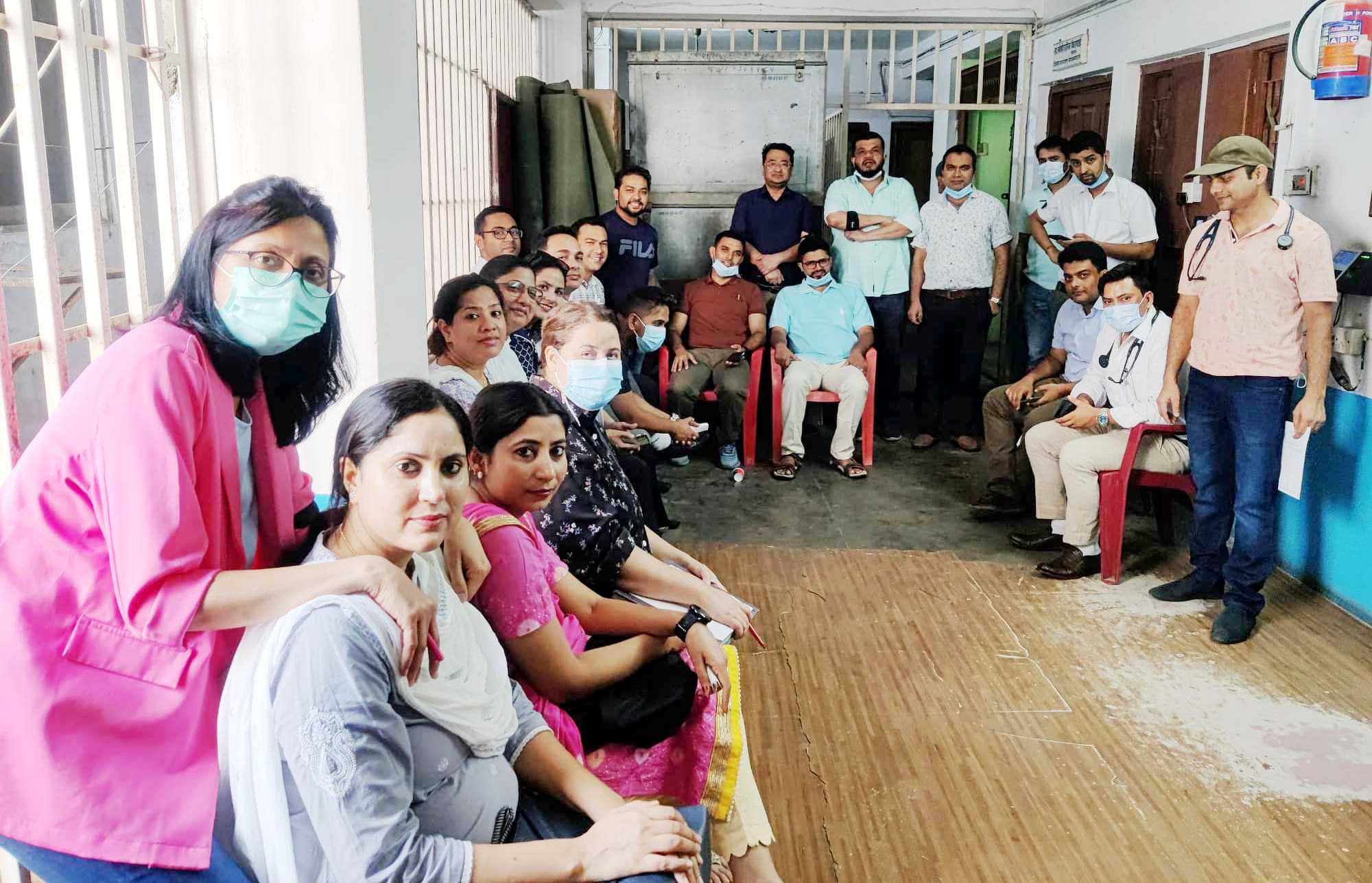 नेपालगञ्ज मेडिकल कलेज शिक्षण अस्पतालका चिकित्सकहरुको आन्दोलन जारी