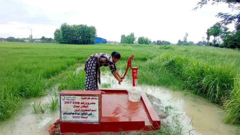 खजुराका दुई वडामा कतार च्यारिटिको सहयोगमा खानेपानीका सय धारा जडान