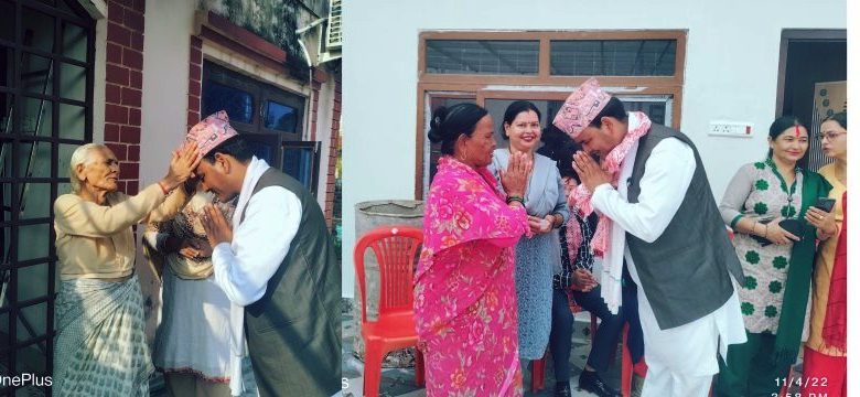 माओवादी केन्द्रका अकल बमद्धारा प्रचार प्रसार र मतदाता भेटघाटमा तिव्रता