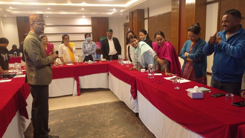 नेपालगञ्जका स्वास्थ्य संस्थाहरुकालागि फोहोरमैला व्यवस्थापन सम्बन्धी अभिमुखिकरण कार्यक्रम