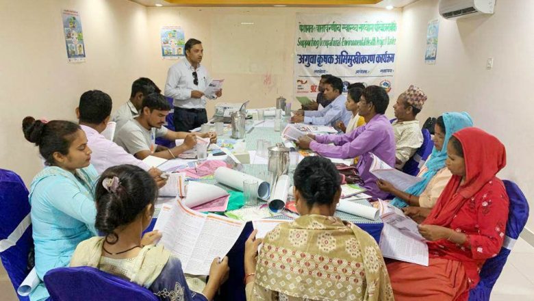 गर्मी र तातो हावाबाट जोगिन बी ग्रुपद्धारा सरसफाईकर्मी र कृषक सुपरभाइजरलाई अभिमुखिकरण