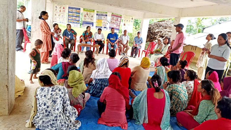 प्लान इन्टरनेशनल नेपालका कन्ट्री डाइरेक्टरद्धारा बर्दियामा सञ्चालित परियोजना अनुगमन