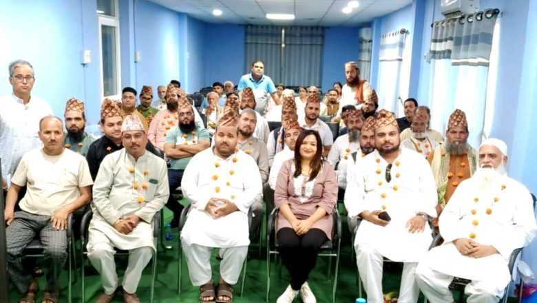 नेकपा माओवादी केन्द्र नेपालगन्ज ५ द्धारा हजयात्रीहरुलाई सम्मान