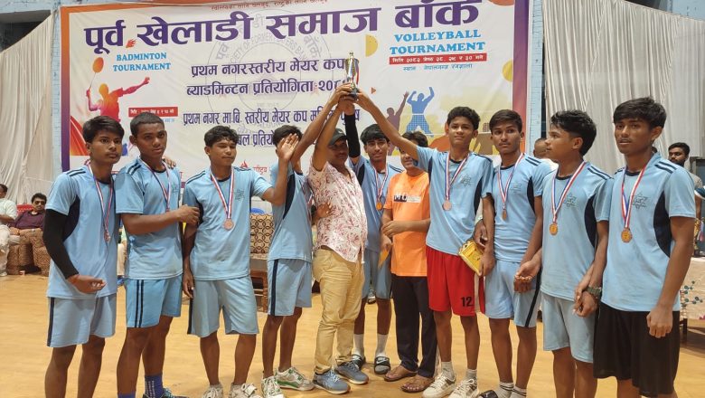 मेयरकप भलिबलमा आदर्श र धम्बाेझीलाई उपाधि