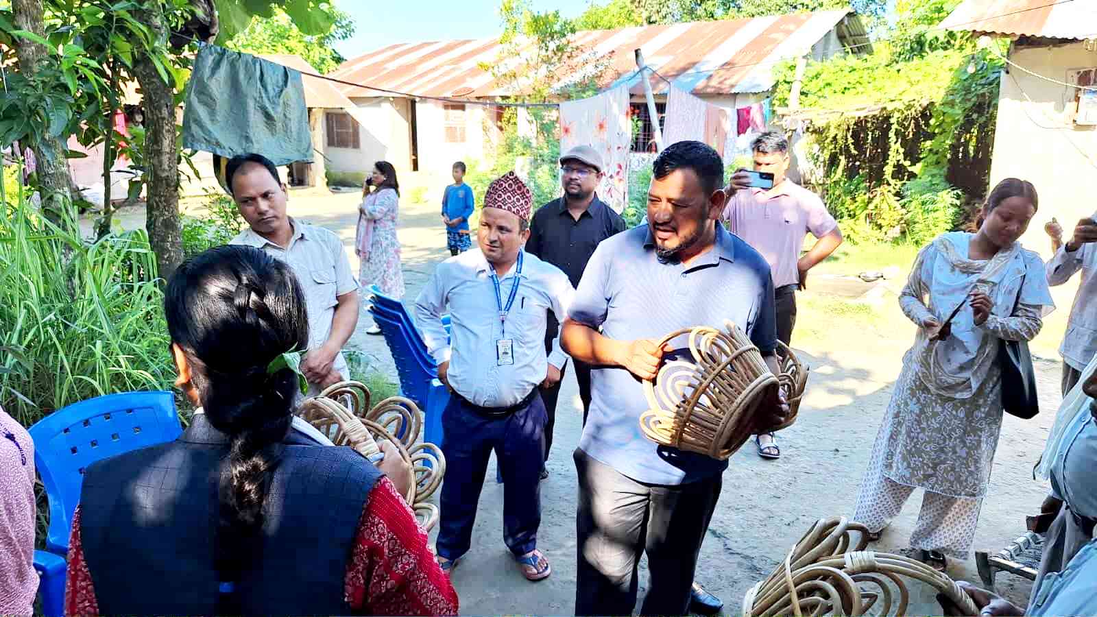 राजापुर नगरपालिकामा सञ्चालित दुई परियोजनाको संयुक्त अनुगमन भ्रमण सम्पन्न