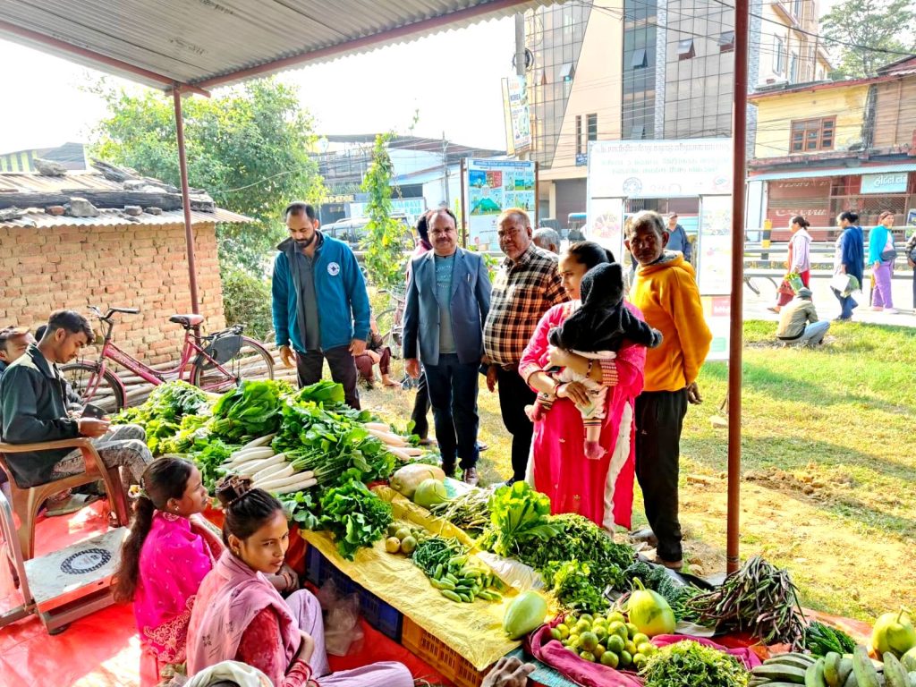 प्रांगारिक तरकारी उत्पादन र उपभोग प्रवर्धनकालागि नेपालगन्जमा ६ दिने अभियान