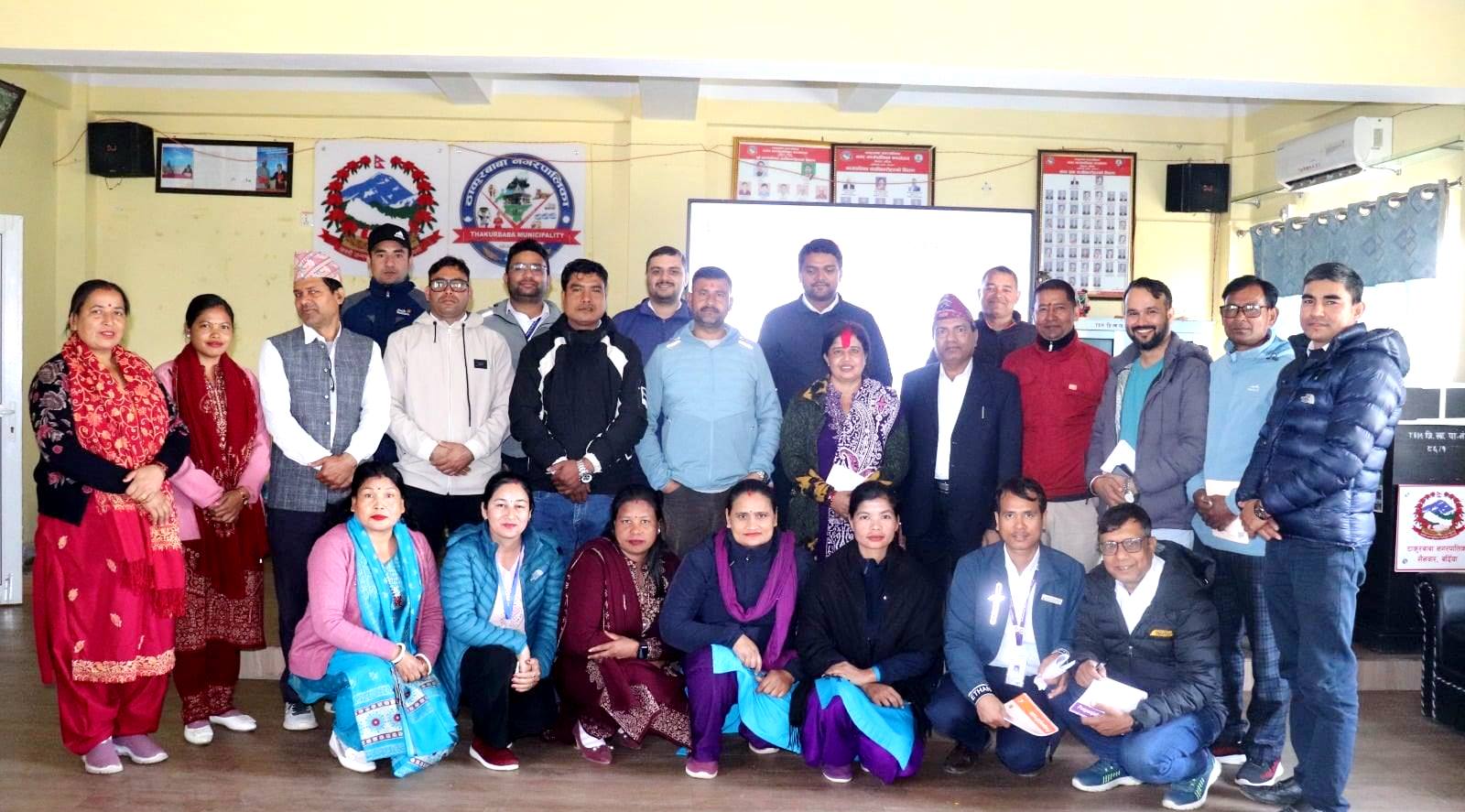 हरित अर्थतन्त्रको महत्वबारे ठाकुरबाबा र राजापुरमा अभिमुखीकरण