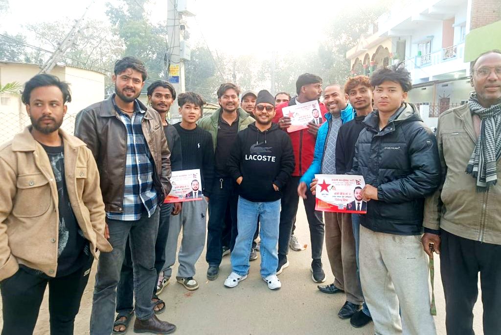 बाँके निर्वाचन क्षेत्र नं २ मा जेनजी युवासंग निरन्तर संवादमा दिपेन्द्र बिष्ट