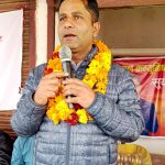 विकास र सदभावको यात्रालाई अघि बढाउन सहयोग मागेको पुर्व मन्त्री राईको मतदातासंग आग्रह