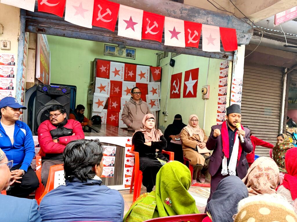 बाँके २ मा नेकपा उम्मेदवार दिपेन्द्र बिष्टप्रति बढ्दो आकर्षण, ठाउँ ठाउँमा भव्य स्वागत