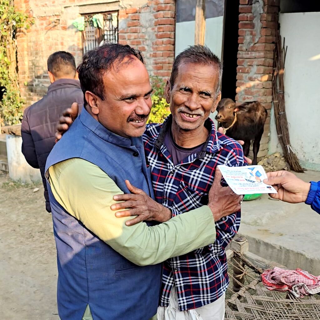 मतदाताको आशिर्वाद र शुभकामना बटुल्दै जसपा नेपालका उम्मेदवार कमरुद्दीन राई