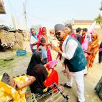 शक्ति प्रदर्शनबाट हौसिएका विष्टले विहानै फेरी शुरु गरे घरदैलो र मतदाता संवाद अभियान