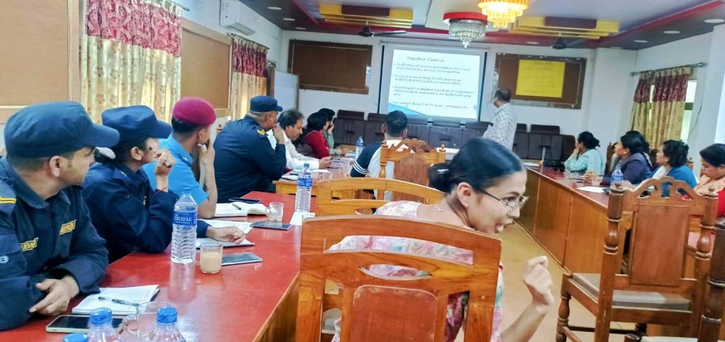 सीमावर्ती क्षेत्रमा मानव बेचबिखन नियन्त्रणकालागि इन्डो–नेपाल समन्वय बैठक