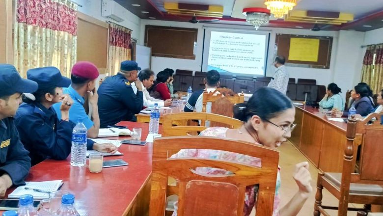 सीमावर्ती क्षेत्रमा मानव बेचबिखन नियन्त्रणकालागि इन्डो–नेपाल समन्वय बैठक