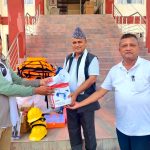 मधुवन, गुलरिया र बढैयातालमा विपद् जोखिम न्यूनीकरण सामग्री हस्तान्तरण