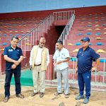 लुम्बिनी प्रदेशका आन्तरिक मामिला मन्त्री यादवद्धारा नेपालगन्जका खेलकुद संरचना निरिक्षण