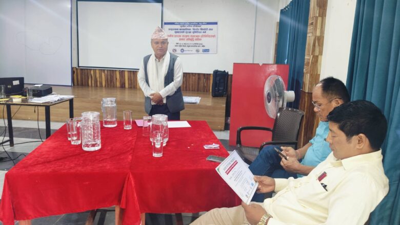 मधुवनमा समुदायमा आधारित बालसंरक्षण संयन्त्र सुदृढीकरणकालागि तीन दिने प्रशिक्षण